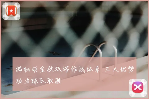 揭秘胡金秋双塔作战体系 三大优势助力球队取胜